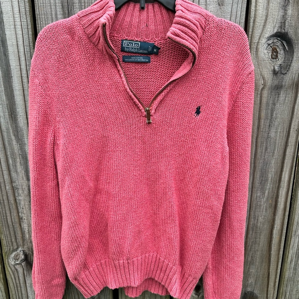 Ralph Lauren Pink Cowl Neck Sweater